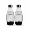 0.5 L Black Bottles Twin Pack