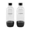SodaStream Black Twin Pack Bottle 1L
