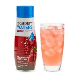 SodaStream Zeros Cranberry Raspberry Syrup 440ml