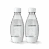 0.5 L White Bottles Twin Pack
