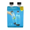 SodaStream 1L Carbonating Bottle - 2pk - Black