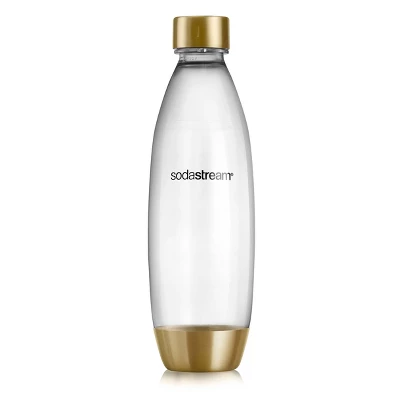 SodaStream 1L Slim Limited Edition Gold Carbonating Bottle 1 SodaStream 1L Slim Limited Edition Gold Carbonating Bottle