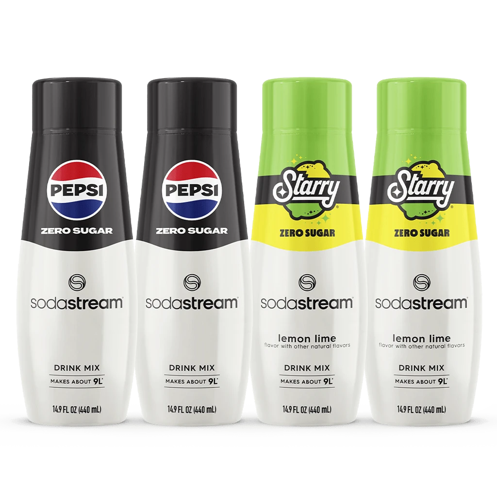 SodaStream 4pk - Pepsi® Zero Drink Mix Variety Set 1 SodaStream 4pk - Pepsi® Zero Drink Mix Variety Set