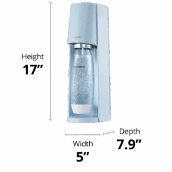 SodaStream 90 Day Carbonation Bundle -Sodastream US TERRA Blue Dimensions a5962cb0 111c 4213 8e59 d39a089808c0