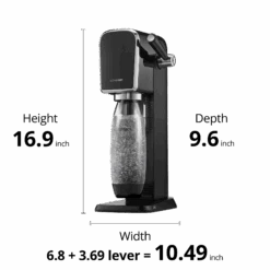SodaStream Art -Sodastream US dimensions art black a3274ba4 faa6 481b a4de 5bb063c4105c