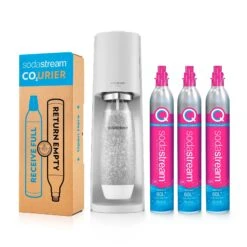 SodaStream 90 Day Carbonation Bundle -Sodastream White Terra
